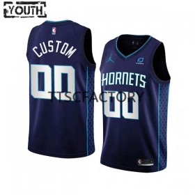 Dres Charlotte Hornets Prilagođeni Jordan 2022-23 Statement Edition Ljubičasta Swingman - Dječji